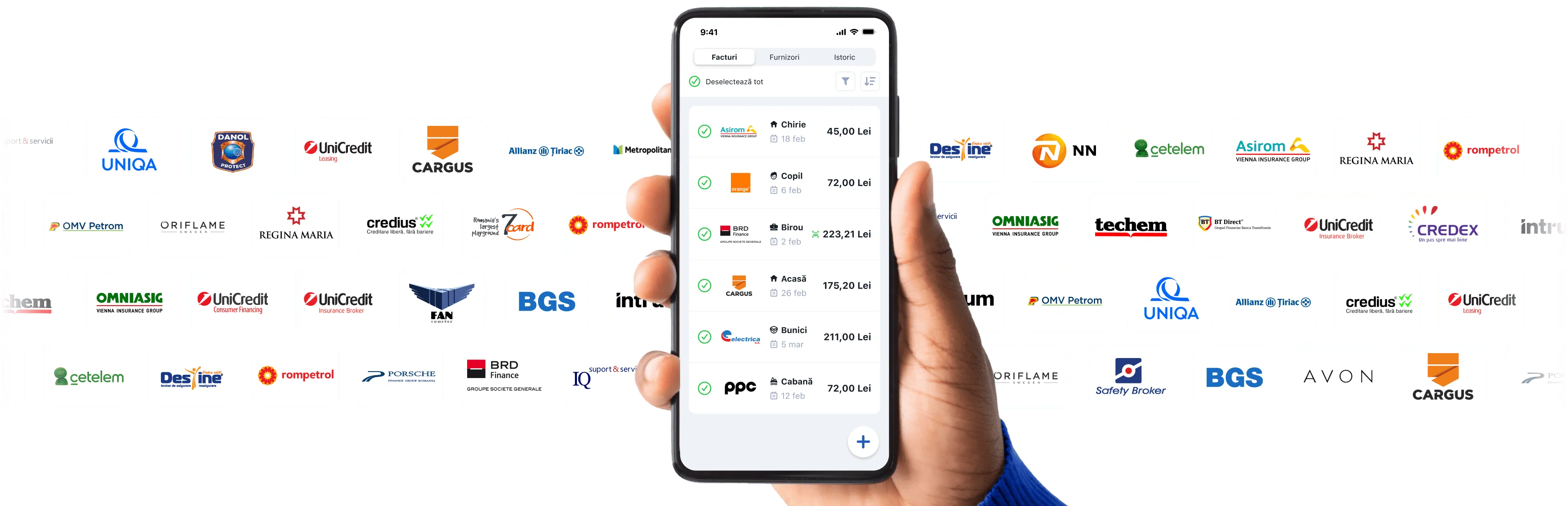 Other provider categories (loans, insurance, banks) from Romania available in Pago