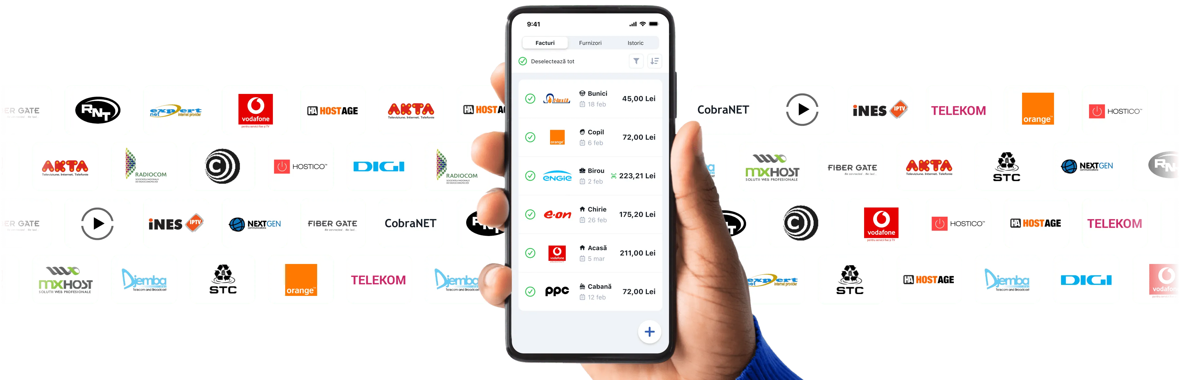 Romanian TV, internet and phone providers available in Pago