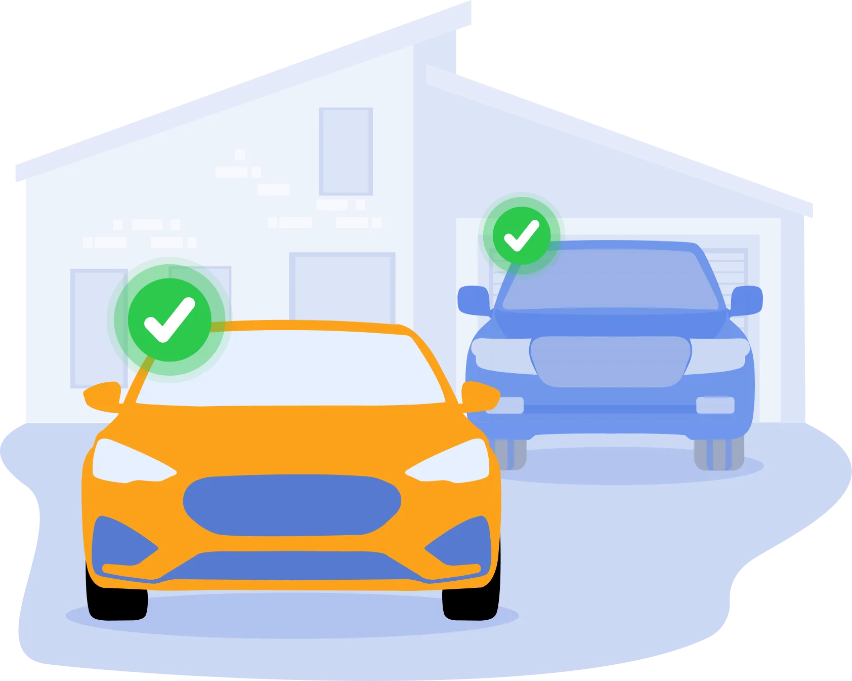 Ilustrație Pago rovinietă — mașină pe autostradă