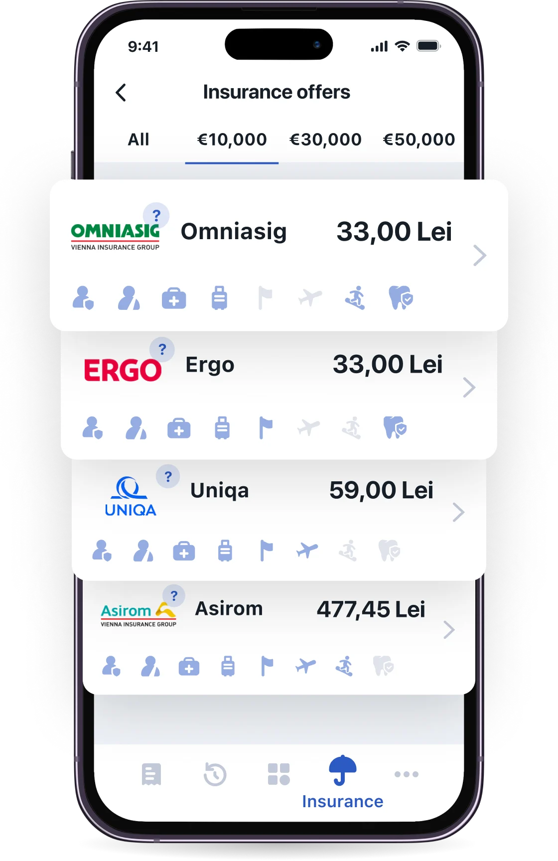 Asigurări de călătorie